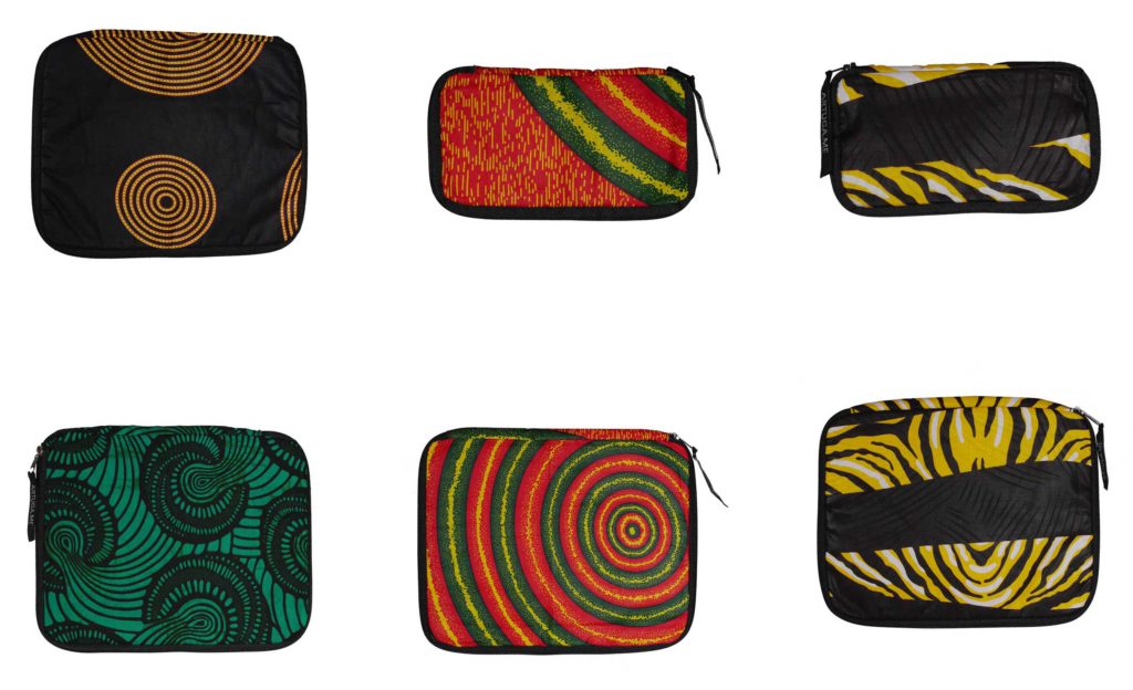 Farbenfrohe Hüllen / Sleeves mit afrikanischen Mustern im Shop